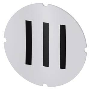 Siemens 3SU19000AB710QD0 – Siemens Inscription plate for illuminated pushbutton, round, milky with black font, with graphic sym