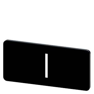 Siemens 3SU19000AC160QB0 – Siemens Labeling plate for snapping on or gluing to label holder, label size 12.5x27mm, black label,