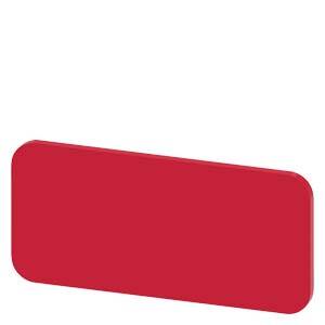 Siemens 3SU19000AC260AA0 – Siemens Labeling plate for snapping on or gluing to label holder, label size 12.5x27mm, Label red, w