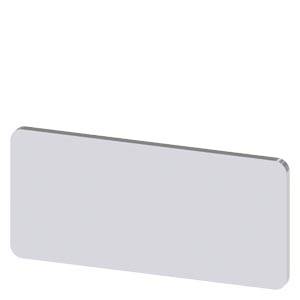Siemens 3SU19000AC810AA0-Z X90 – Siemens Labeling plate for snapping on or gluing, on label holder, label size 12.5x27 mm, silver lab