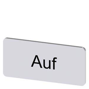 Siemens 3SU19000AC810AD0 – Siemens Labeling plate for snapping on or gluing, on label holder, label size 12.5x27 mm, silver lab