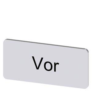 Siemens 3SU19000AC810AF0 – Siemens Labeling plate for snapping on or gluing, on label holder, label size 12.5x27 mm, silver lab