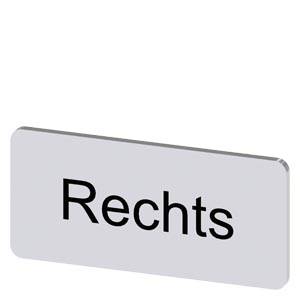 Siemens 3SU19000AC810AH0 – Siemens Labeling plate for snapping on or gluing, on label holder, label size 12.5x27 mm, silver lab