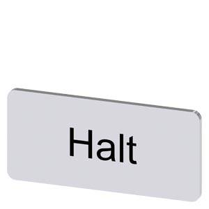 Siemens 3SU19000AC810AK0 – Siemens Labeling plate for snapping on or gluing, on label holder, label size 12.5x27 mm, silver lab