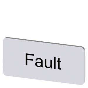 Siemens 3SU19000AC810EC0 – Siemens Labeling plate for snapping on or gluing to label holder, label size 12.5x27mm, silver label