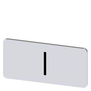 Siemens 3SU19000AC810QB0 – Siemens Labeling plate for snapping on or gluing to label holder, label size 12.5x27mm, silver label