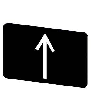 Siemens 3SU19000AD160QS0 – Siemens Labeling plate for snapping on or gluing on label holder, Label size 17.5 x 27 mm, black lab