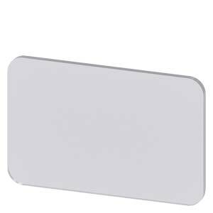 Siemens 3SU19000AD700AA0 – Siemens Labeling plate for snapping on or gluing on label holder, Label size 17.5 x 27 mm, transpare