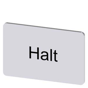 Siemens 3SU19000AD810AK0 – Siemens Labeling plate for snapping on or gluing, on label holder, label size 17.5 x 27 mm, silver l