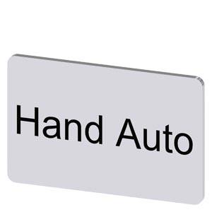 Siemens 3SU19000AD810DB0 – Siemens Labeling plate for snapping on or gluing, on label holder, label size 17.5 x 27 mm, silver l