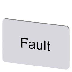Siemens 3SU19000AD810EC0 – Siemens Labeling plate for snapping on or gluing on label holder, Label size 17.5 x 27 mm, silver la