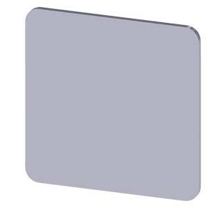 Siemens 3SU19000AE810AA0 – Siemens Labeling plate for snapping on or gluing on label holder, Label size 27x27 mm, silver label,