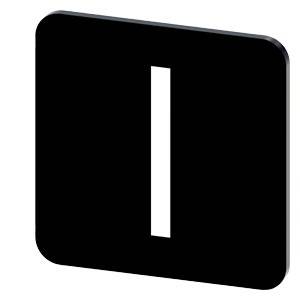 Siemens 3SU19000AF160QB0 – Siemens Labeling plate for gluing on enclosure, label size 22x22 mm, black label, white font, with g