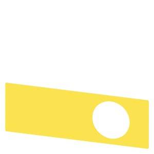 Siemens 3SU19000BE310AA0 – Siemens Labeling plate for EMERGENCY STOP mushroom pushbutton in the enclosure, yellow, without insc
