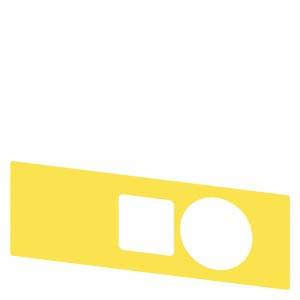 Siemens 3SU19000BF310AA0 – Siemens Backing plate for EMERGENCY STOP mushroom pushbutton in the enclosure, yellow, without inscr