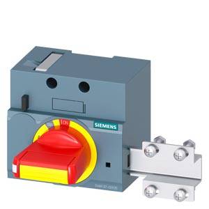 Siemens 3VA91370EK35 – Siemens BREAKER 3VA Front mounted rotary operator FMRO FOR 3VA51 YELLOW RED EMERGENCY STOP WITHOUT I