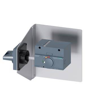 Siemens 3VA92570PK53 – Siemens side wall mounted rot. operator standard IEC IP65 with mounting bracket 24 V DC lighting kit