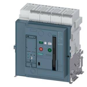 Siemens 3WA11068.C40.... – Siemens Withdrawable circuit breaker without guide frame, IEC 60947-2, frame size 1, 4-poles, N-pole