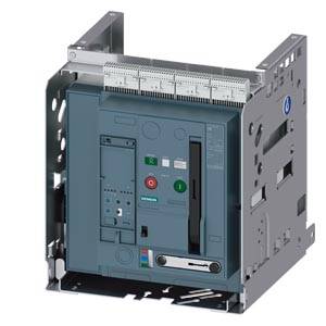 Siemens 3WA11083.B46.... – Siemens Withdrawable circuit breaker with guide frame, IEC 60947-2, frame size 1, 4-poles, N-pole le