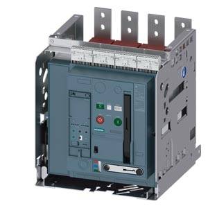 Siemens 3WA11104.B73.... – Siemens Withdrawable circuit breaker with guide frame, IEC 60947-2, frame size 1, 4-poles, N-pole le