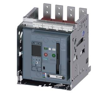Siemens 3WA11162.F73.... – Siemens Withdrawable circuit breaker with guide frame, IEC 60947-2, frame size 1, 4-poles, N-pole le