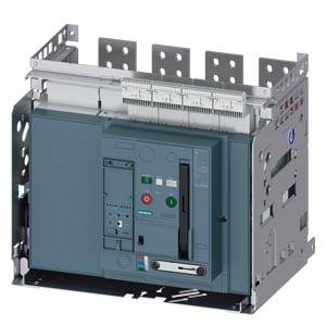Siemens 3WA12208.B73.... – Siemens Withdrawable circuit breaker with guide frame, IEC 60947-2, frame size 2, 4-poles, N-pole le