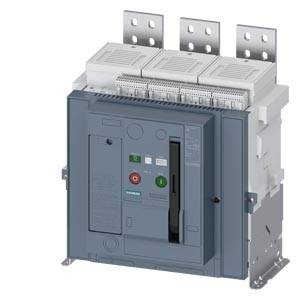 Siemens 3WA12208.U03.... – Siemens DC non-automatic ACB Fixed-mounted version, IEC 60947-2, frame size 2, 3-poles, In=2000A to