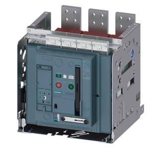 Siemens 3WA12255.C63.... – Siemens Withdrawable circuit breaker with guide frame, IEC 60947-2, frame size 2, 3-poles, In=2500A