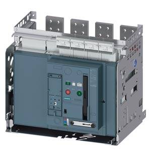 Siemens 3WA12258.B73.... – Siemens Withdrawable circuit breaker with guide frame, IEC 60947-2, frame size 2, 4-poles, N-pole le