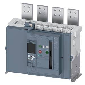 Siemens 3WA12324.G13.... – Siemens Fixed-mounted circuit breaker IEC 60947-2, frame size 2, 4-poles, N-pole left, In=3200A up t