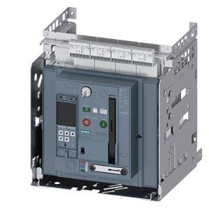 Siemens 3WA12408.E31.... – Siemens Withdrawable circuit breaker with guide frame, IEC 60947-2, frame size 2, 3-poles, In=4000A,