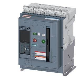 Siemens 3WA21123.K01.... – Siemens Fixed-mounted circuit breaker, UL489, Frame Size 1, 3-poles, In=1200A up to 600V AC 60Hz, br