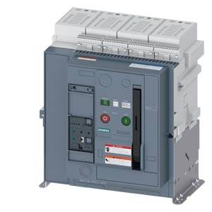 Siemens 3WA31108.C12.... – Siemens Fixed-mounted circuit breaker, UL1066/IEC60947-2, FS 1, 4-poles, N-pole left, In=1000A up to