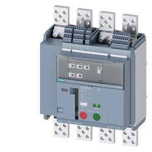 Siemens 3WL10081.C25.... – Siemens fixed-mounted circuit breakers 4-pole, frame size 0, IEC N conductor on the right In=800A to