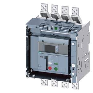 Siemens 3WL10102.E45.... – Siemens withdrawable circuit breakers with guide frame and PSS 4-pole, frame size 0, IEC N conductor