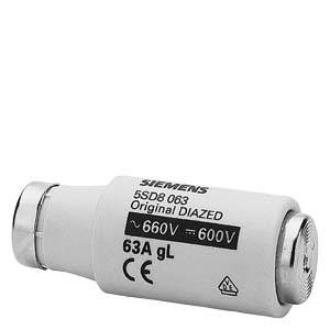 Siemens 5SD8063 – Siemens DIAZED fuse link 690 V for cable and line protection Operating class gG Size DIII, E33, 63A