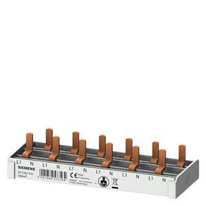 Siemens 5ST36746 – Siemens Compact pin busbar, 10mm2 Connection 1p/N 6x compact device, 1 MW Touch protection 6 MW fixe
