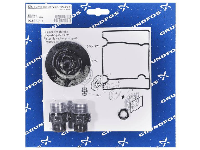 Grundfos 91835951 – Grundfos kit, maintenance 27/PVC/T/T kit