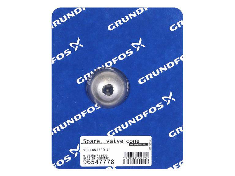 Grundfos 96547778 – Grundfos replacement, valve cone VULCANIZED 1" valve / Diaphragm