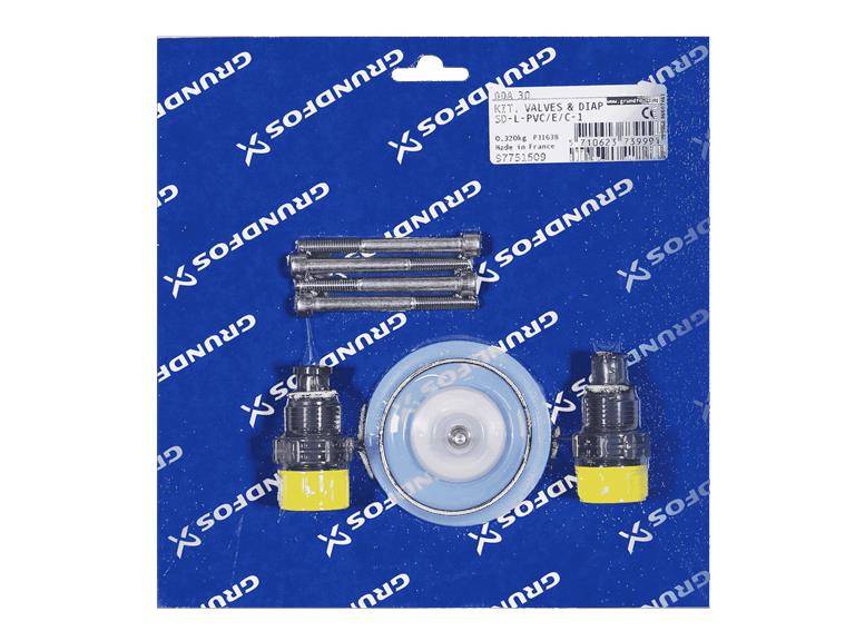 Grundfos 97751509 – Grundfos Kit, valve/diaph. SD-L-PVC/E/C-1