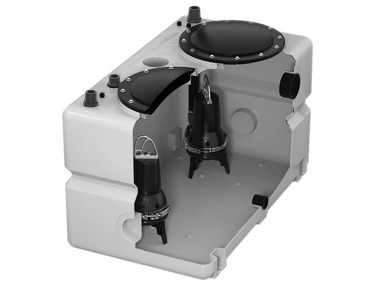 Grundfos 99017729 – Grundfos DUOLIFT.540.40.SEG tank incl.pipe set