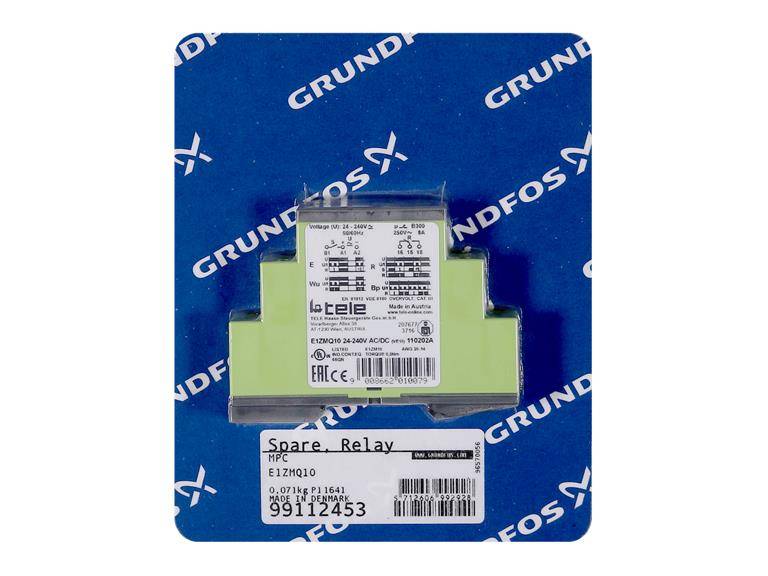 Grundfos 99112453 – Grundfos replacement, relay E1ZMQ10 component
